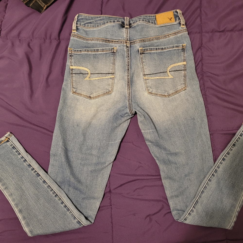 American Eagle Outfitters Light Blue Skinny Jeans